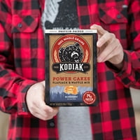 Kodiak protein-csomagolású Power Cakes áfonya flapjack és gofri keverék, oz doboz