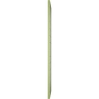 Ekena Millwork 12 W 39 H True Fit PVC Horizontális Slat Modern Style rögzített redőnyök, moha zöld