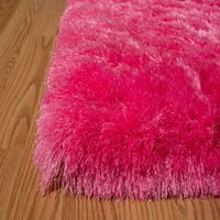 Egyesült szövők Benella Whitley rózsaszín szőtt poliészter rózsaszín terület szőnyeg