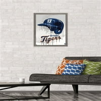Detroit Tigers - Drip sisak fali poszter, 14.725 22.375 keretes