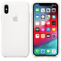 Apple szilikon tok iPhone XS -hez - Fehér