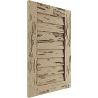 Ekena Millwork 26 W 42 H Timberthane Pecky Cypress függőleges fau fa nem funkcionális Gable szellőzőnyílás, alapozott barnulás