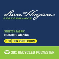 Ben Hogan Performance férfi szilárd aktív Fle derékpánt 4-utas nyújtás lapos elülső golf nadrág