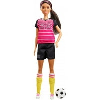 Barbie 60. évforduló karrier sportoló baba foci kiegészítőkkel