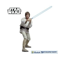 Fathead Luke Skywalker - Életméretű hivatalosan engedéllyel rendelkező Csillagok háborúja eltávolítható fali matrica