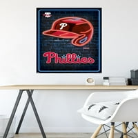 Philadelphia Phillies-Neon Sisak Fali Poszter, 22.375 34