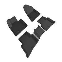 3D MAXpider minden időjárási Custom Fit padló bélések KIA Sportage 2017- , Kagu sorozat 1. & 2. sor, fekete