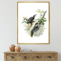 Ősi madarak a vad V keretes festmény vászon művészeti nyomtatása