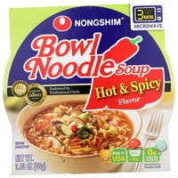 Nong Shim Hot & Fűszeres Tészta Tál, 3. Oz., Ct