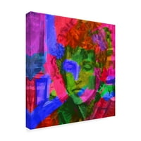 Védjegy Szépművészet 'Bob Dylan' vászon művészete: Howie Green
