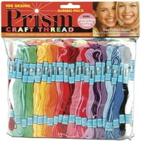 Prism Kézműves Szál Jumbo Csomag, Többszínű, 105-Csomag