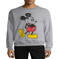 Mickey Mouse Classic férfi és nagy férfi grafikus gyapjú pulóver