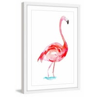 Marmont Hill Flamingo Bright Pink , Michelle Dujardin keretes festménynyomtatás