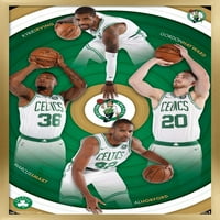 Trends International NBA Boston Celtics - Team Wall poszter 16.5 24.25 .75 Bronz keretes változat