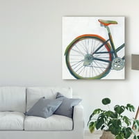Védjegy Képzőművészet 'Bicycle Diptych I' Canvas Art by Grace Popp