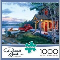 1000 darab Darrell Bush: kabin láz puzzle