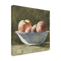 Emma Caroline 'Peaches tál' vászon művészet