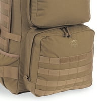 Tasmanian Tiger Trooper Pack, 50L katonai hátizsák MOLLE-val, levehető Csípőpánt, hidratációs kompatibilis, Prérifarkas