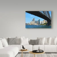 Védjegy Szépművészet 'Sydney Bridge' vászon művészet: Incredi