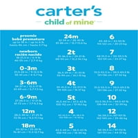 Carter gyermeke kislányom hosszú ujjú láma szett, 2 darab, méret 0m-24m
