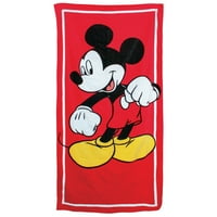 Disney Mickey egér klasszikus strand törülköző piros