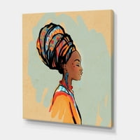 Designart 'Afro -amerikai nő portréja III.
