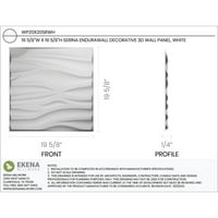 Ekena Millwork 5 8 W 5 8 H Serina endurawall dekoratív 3D -s falpanel