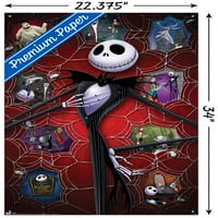 Disney Tim Burton A rémálom karácsony előtt-forró fal poszter Push csapok, 22.375 34