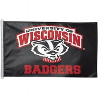 Wisconsin Team Flag, 3 '5', 2. stílus