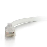 C2G 3ft Cat5e gubanc nélküli árnyékolatlan Ethernet hálózati Patch kábel-fehér