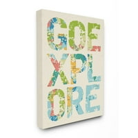 A Stupell Industries Go Go Exples Map Text Country Adventure Word Design Canvas Wall Art Design, Daphne Polselli, 24 30