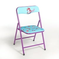 Nickelodeon jojo siwa tevékenység fém összecsukható íróasztal és székkészlet, kék