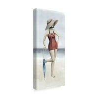 Védjegy Szépművészet 'Beach Beauty I' Canvas Art by Grace Popp