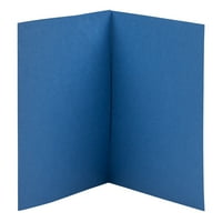 Papír & Boríték Fotó Jegyzet Kártyák, A Méret, 7, Kék, 100 Csomag
