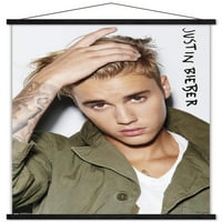 Justin Bieber-Eyes fali poszter fa mágneses kerettel, 22.375 34