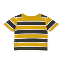 Garanimals Baby Boys Stripe rövid ujjú póló, méret 0 3m-24m