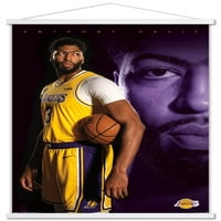 Los Angeles Lakers - Anthony Davis fali poszter fa mágneses kerettel, 22.375 34