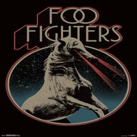 Foo Fighters - Lézeres ló plakát és poszter -tartócsomag