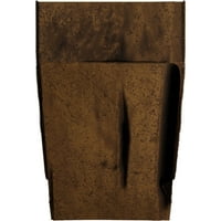 Ekena Millwork 6 H 10 D 48 W Pecky Cypress Fau Wood kandalló kandalló készlet Ashford Corbels -szel, prémium öreg