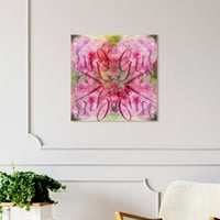 Wynwood Studio Absztrakt fal art vászon nyomtatványok „kiáramló bomba” festék - rózsaszín, zöld