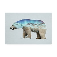 A Davies csecsemők „Az Északi -sarkvidéki jegesmedve” vászon művészete