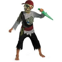 Zombie Pirate Child Halloween jelmez