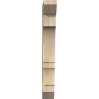 Ekena Millwork 1 2 W 16 D 28 H BALBOA SLAT SMABLE BRACKET, DOUGLAS FIR