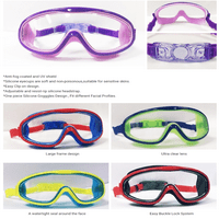 Gyerekek úszómaszkok - Úszószemüveg -maszk - Az egy méret a legtöbb junior - búvárbúvárkodás úszás - Anti -o g bevonat és pajzs