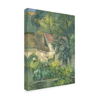 Védjegy Szépművészet 'Pere Lacroix háza' Canvas Art készítette: Paul Cezanne