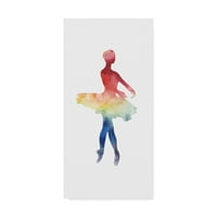 Védjegy Képzőművészet 'Ballerina Beam IV' vászon Art by Grace Popp