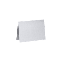 Luxpaper egy hajtogatott jegyzetkertek, ezüst metál, 1 2, 50 csomag