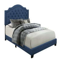 Kék queen kárpitozott ágy