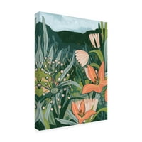 Június Erica Vess 'Spring Valley Blooms II' Canvas Art