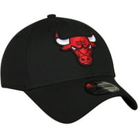 Chicago Bulls New Era Team Classic 39Thirty Fle Hat - Fekete